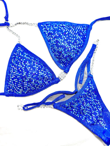 Jewell Pro Blue Scatter Competition Bikini