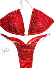 Jewell Red Pro Glow Scatter Competition Bikini