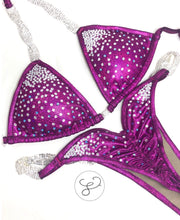 fuchsia competition bikini