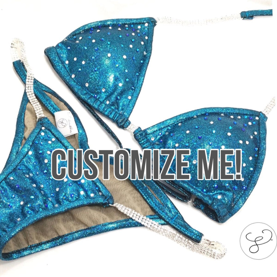 Jewell Custom Competition Bikini-Light Coverage Crystals