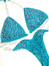 Jewell Teal Premium Scatter Competition Bikini