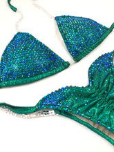 Jewell Emerald & Sapphire Premium Waterfall Competition Bikini