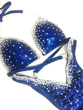 Jewell Royal Blue Cascade Figure Suit