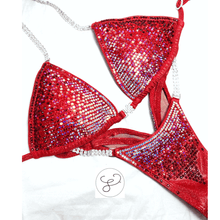Jewell Mystique Red Pro Ombré Competition Bikini
