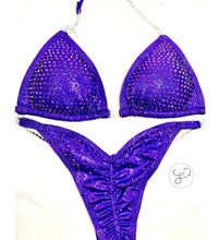 Jewell Eggplant Premium Monochrome Competition Bikini