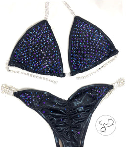 Jewell Black Pro Scatter Competition Bikini