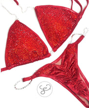 Jewell Red Pro Monochrome Competition Bikini
