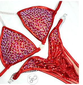 Jewell Red Pro Cabernet Blend Competition Bikini