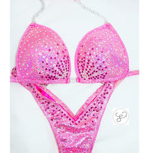 Jewell Pink/Silver Medium Rays Figure Suit