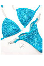 Jewell Turquoise Premium Scatter Competition Bikini
