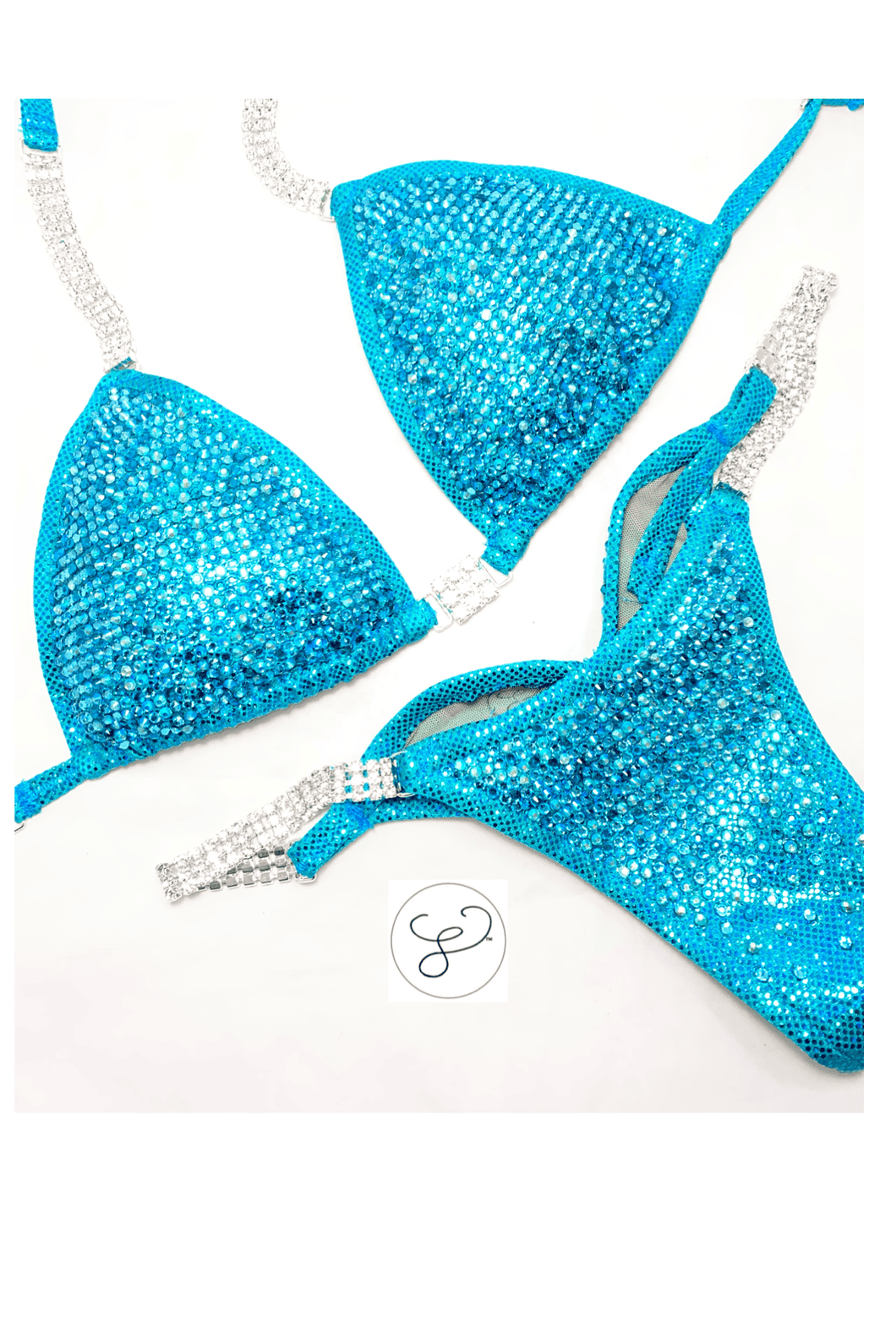 Jewell Turquoise Premium Scatter Competition Bikini