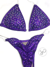 Jewell Eggplant Premium Scatter Competition Bikini