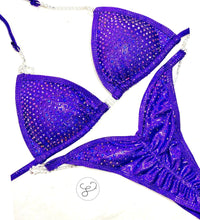 Jewell Eggplant Premium Monochrome Competition Bikini