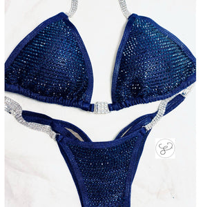 Jewell Navy Monochrome Pro Competition Bikini