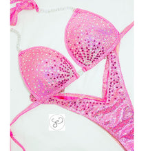 Jewell Pink/Silver Medium Rays Figure Suit