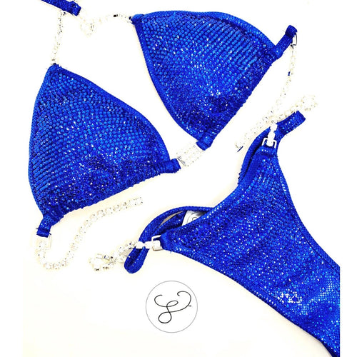 Jewell Royal Blue Pro Monochrome Competition Bikini