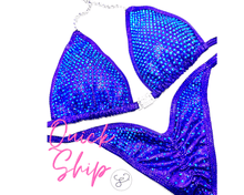 Quick Ship Purple & Sapphire Premium Competition Bikini