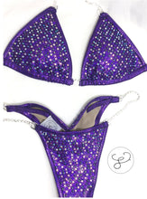 Jewell Eggplant Premium Scatter Competition Bikini