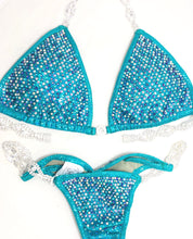 Jewell Teal Premium Scatter Competition Bikini