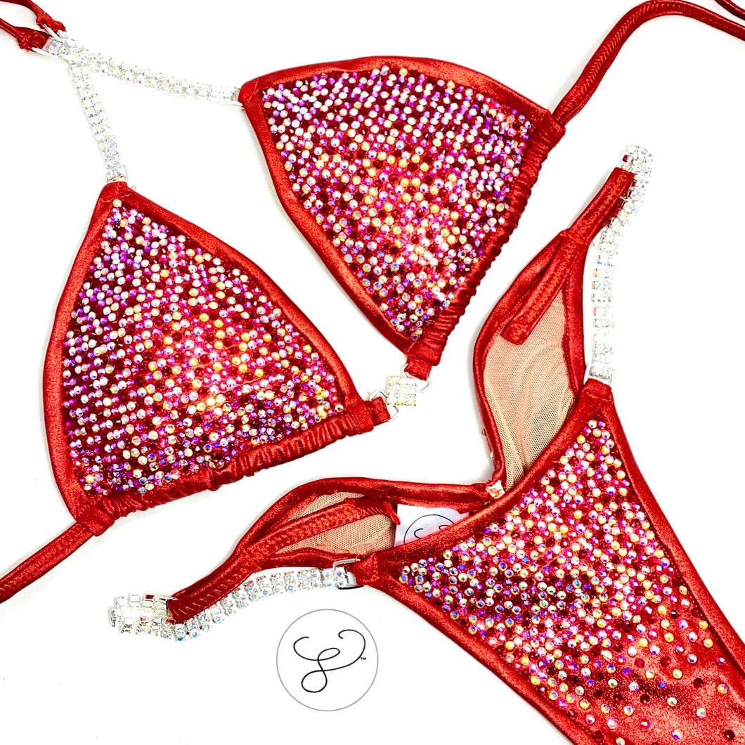 Jewell Red Pro Cabernet Blend Competition Bikini