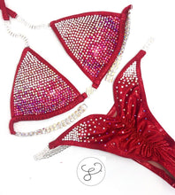Jewell Red Pro Waterfall Competition Bikini