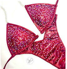Jewell Burgundy Wellness Suit in Premium Scatter