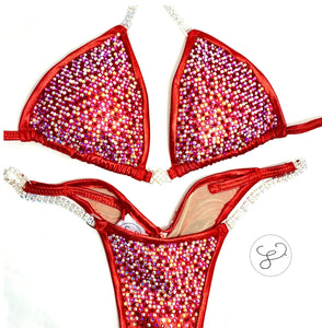 Jewell Red Pro Cabernet Blend Competition Bikini