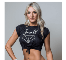 Cropped Tie-Front Tee