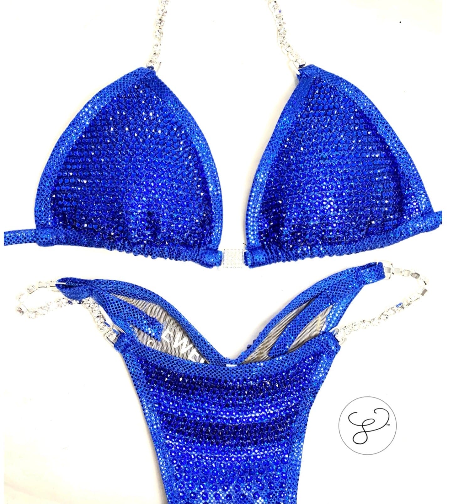 Professional aquarium show suit sequined shell bra swimsuit