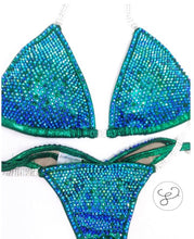 Jewell Emerald & Sapphire Premium Waterfall Competition Bikini