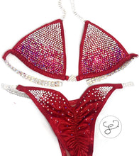 Jewell Red Pro Waterfall Competition Bikini