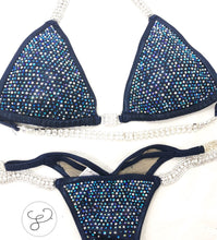 Jewell Navy Premium Scatter Competition Bikini