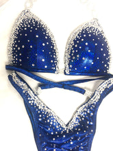 Jewell Royal Blue Cascade Figure Suit