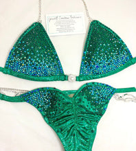 Jewell Emerald Pro Waterfall Competition Bikini