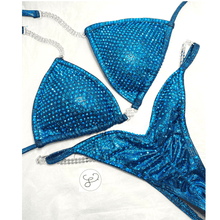 Turquoise Duo Premium Scatter Competition Bikini
