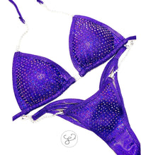 Jewell Eggplant Premium Monochrome Competition Bikini