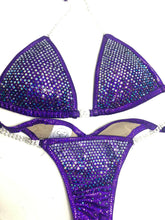Jewell Eggplant Premium Waterfall Competition Bikini