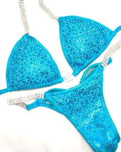 Jewell Turquoise Premium Scatter Competition Bikini