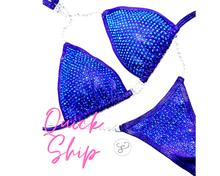 Quick Ship Purple & Sapphire Premium Competition Bikini
