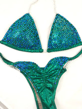 Jewell Emerald & Sapphire Premium Waterfall Competition Bikini