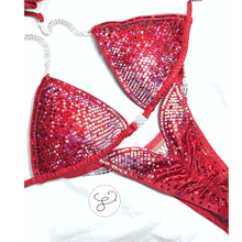 Jewell Mystique Red Pro Ombré Competition Bikini