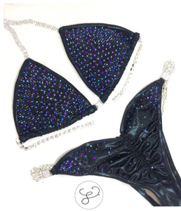 Jewell Black Pro Scatter Competition Bikini