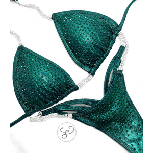 Mystique Emerald Monochrome Elite Competition Bikini