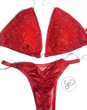 Jewell Red Pro Monochrome Competition Bikini